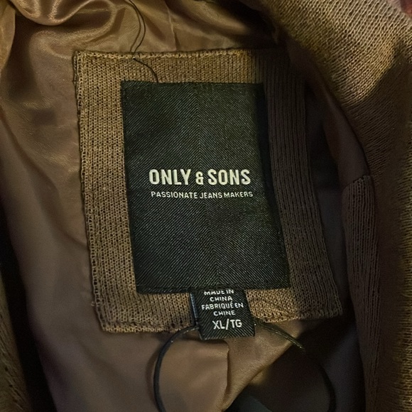 Only & Sons Men’s Overcoat XL - Picture 2 of 7